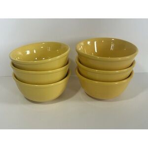 Vintage Oxford Ware Stoneware 6 Small Bowls